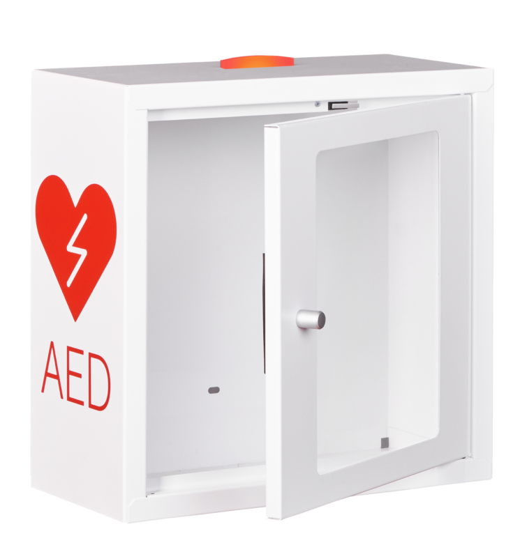 Defibriliatoriaus laikymo dėžė Projekt AED su šviesos ir garso aliarmu