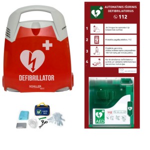Defibriliatoriaus komplektas CLASSIC (garantija - 10 metų)