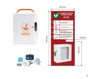 Defibriliatoriaus komplektas ECO