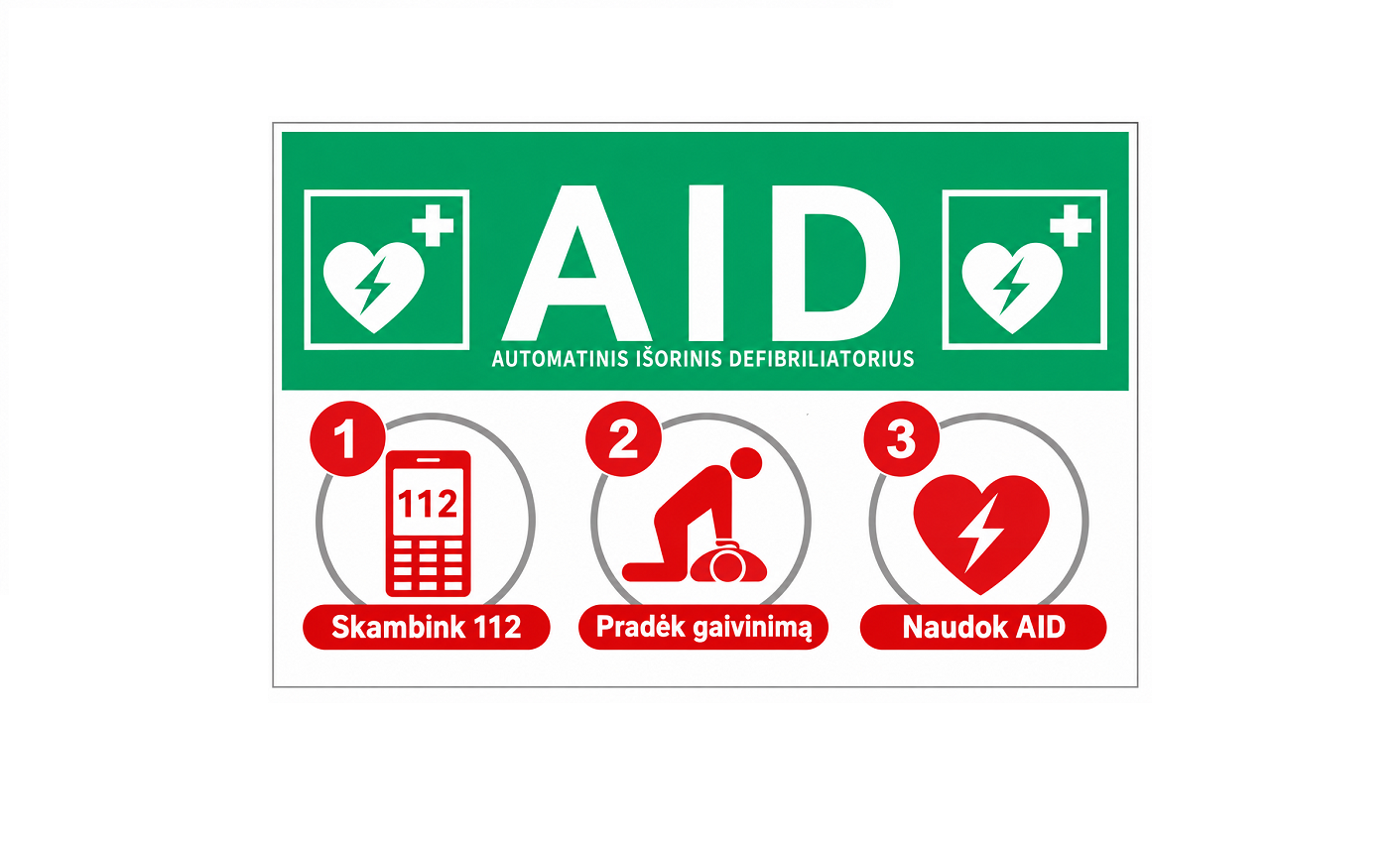 Defibriliatoriaus MINI ECO komplektas - Image 7